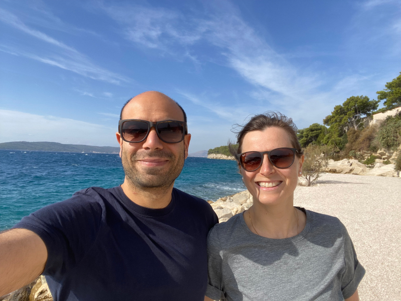 Elvio and Dani in Split, Croatia